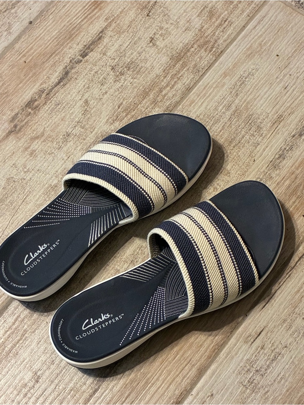 Clarks Cloudsteppers Arla Hollis Slide Sandal Size 10 Women
